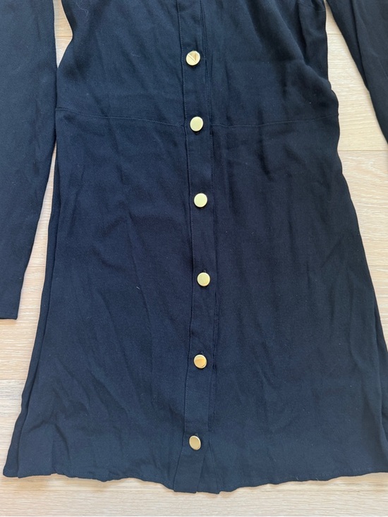 Reformation Hugh Dress in black size 4 - Picture 3 of 7